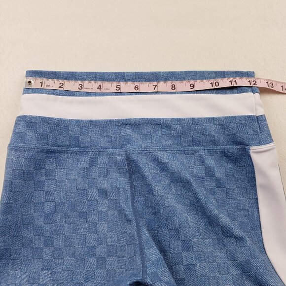 Beach Riot Elena Denim Daze Legging Womens Medium Blue High Rise Stretch Active - Picture 11 of 12